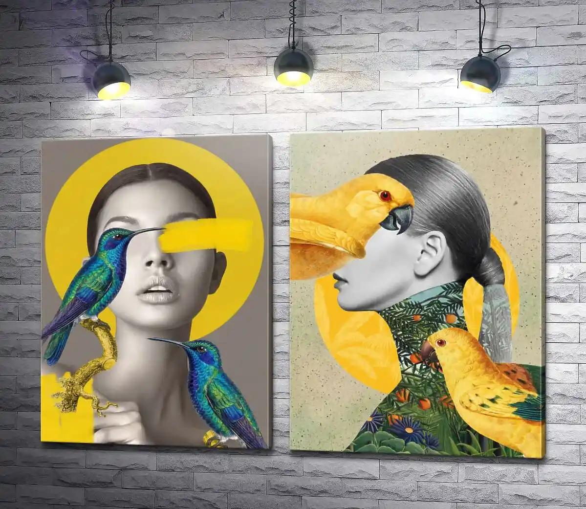 модульні картини для спальні